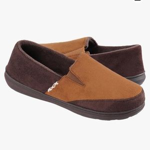 NWT Zigzaggeer men’s 2 tone faux suede loafer slipper size 10
